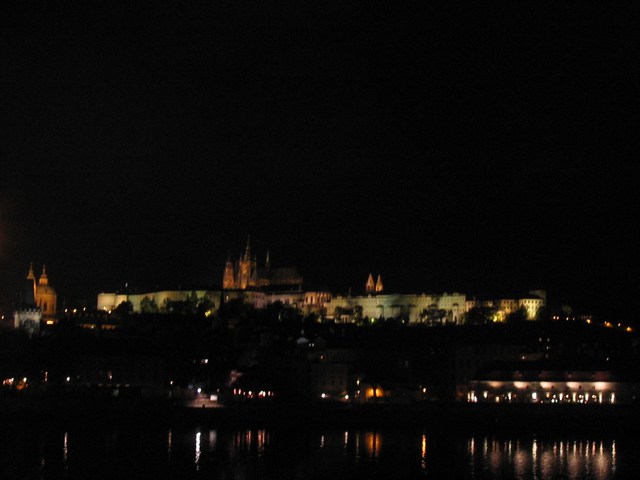 Czech Replublic: The castle at night