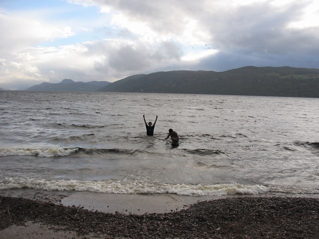 Scotland: Hands up... freezing! Major shrinkage going on here.