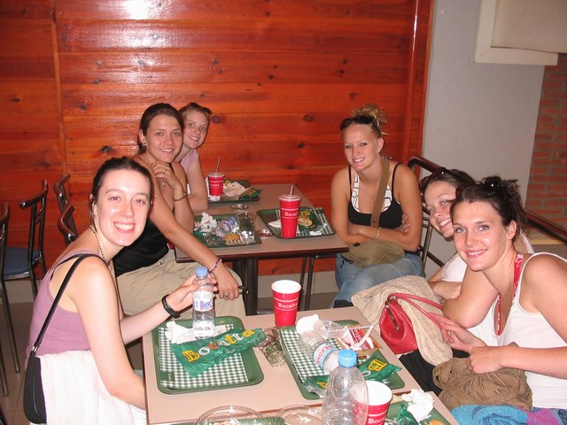 Spain: The michigan girls I met at lunch on my last day