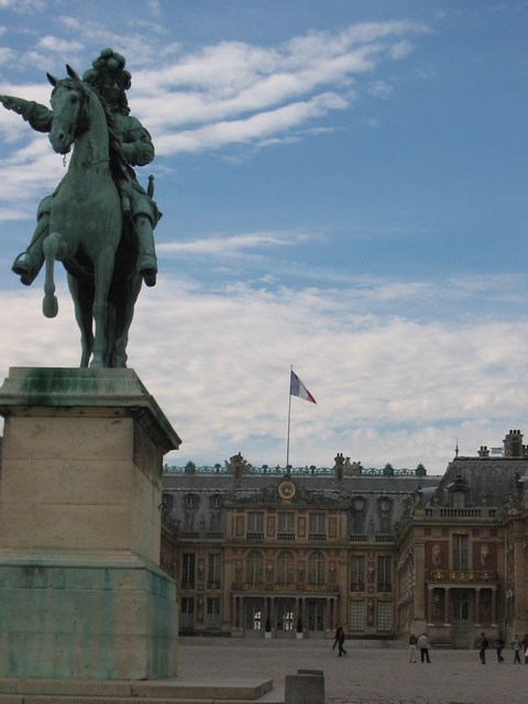 France: A monument in the front lawn