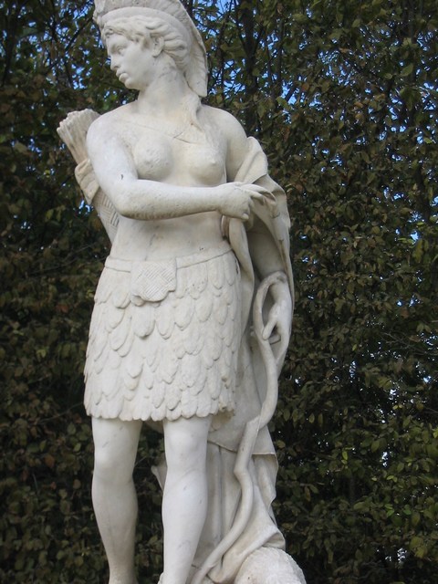 France: An archer statue