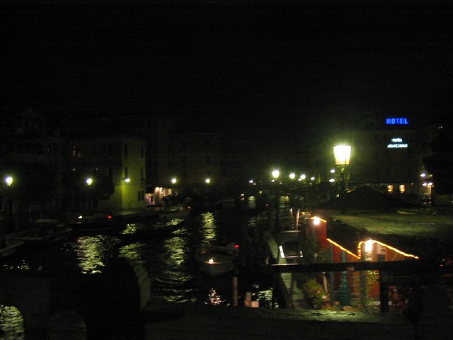 Italy: Venice at night