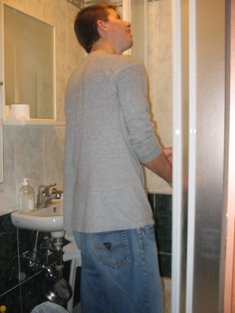 Italy: Matt cleaning poop