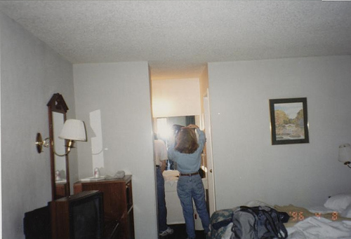 Sheila getting ready