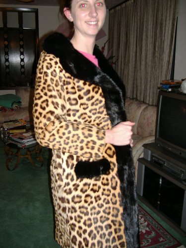 this is susan in her real leopard outfit