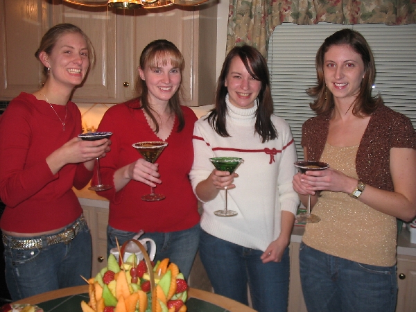 Hot chicks with Appletini's MMMMM