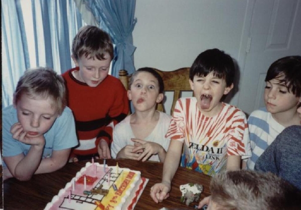 Look at Blake eyeing that Cake