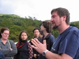 Scotland: Bill (our guide)talking