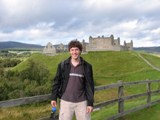 Scotland: The Castle (With my messed up hair)