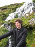Scotland: In front of the Waterfall