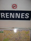 France: I was heading back to the hostel and I decided to stop here to take a pic of my last name