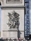 France: Part of the Arc de Triumph