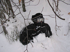 Matt burying himself