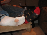 Lukes Holy sock!
