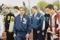 Zack and Me before a race