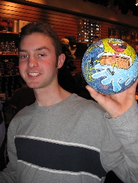 The ball he won